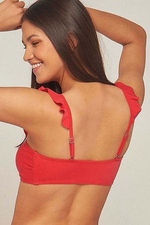 Bandeau Recto Con Voladitos