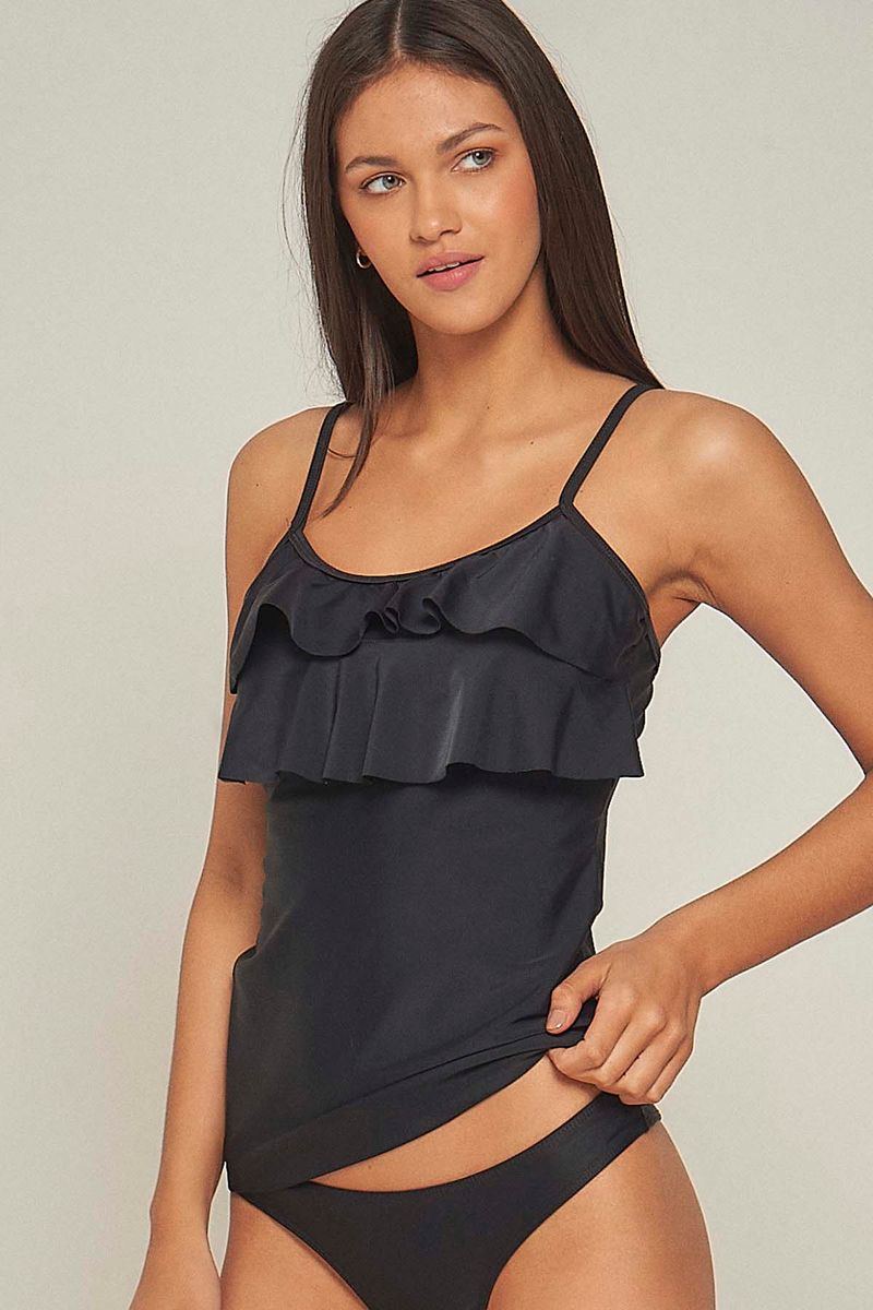Tankini con volados new arrivals