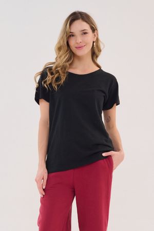 Remera Basic Escote Redondo
