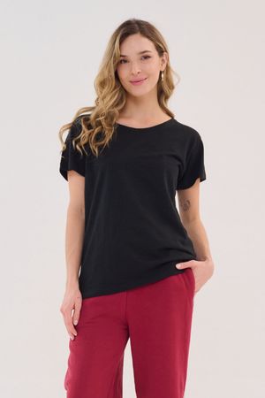 Remera Basic Escote Redondo