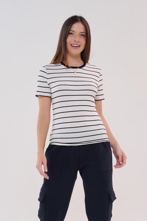 Remera Manga Corta Coast Stripe