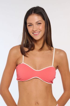 Bandeau Escotado Envivado Coral Reef