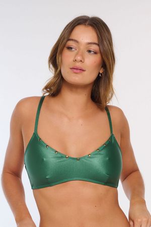 Top Bretel Fino Con Tachas Nocturna Bay