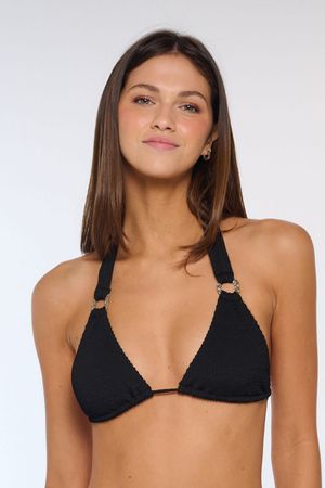 Triángulo Halter Con Argollas Brava Beach