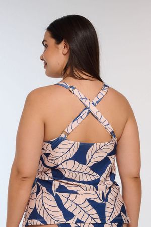 Tankini Cruzada Con Argollas Plus Java