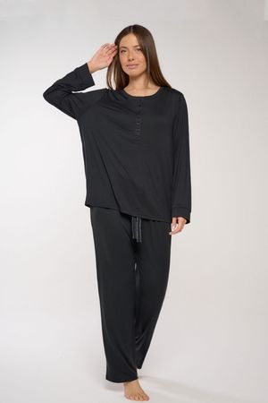 Set De Remera Over Manga Larga y Pantalón Safari Nights