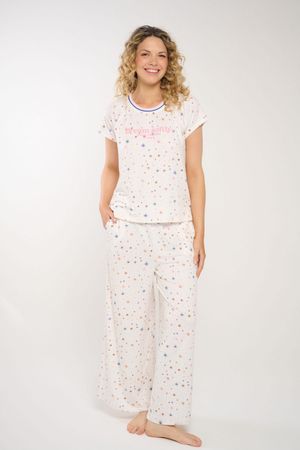 Set De Remera Manga Ranglan Y Pantalón Starry Sky