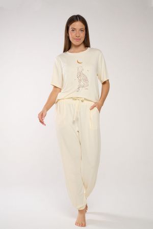 Set De Remera Manga Corta y Babucha Safari Nights