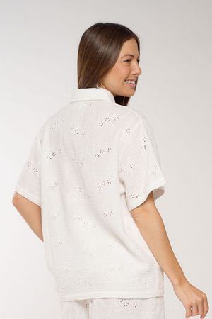 Camisa Crop Lei Whisper
